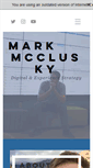 Mobile Screenshot of markmcclusky.com