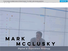 Tablet Screenshot of markmcclusky.com